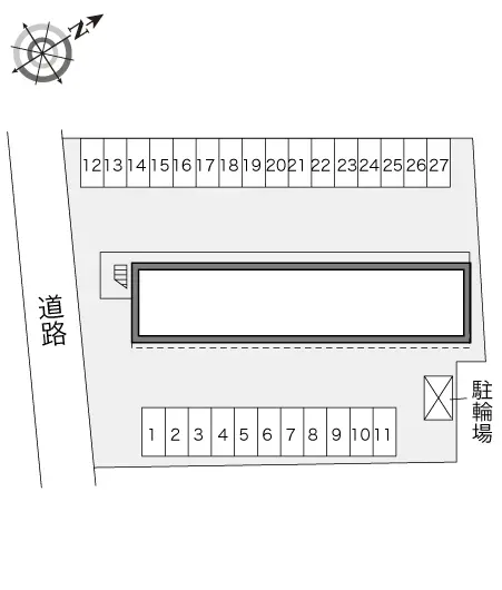 ★手数料０円★宇都宮市緑５丁目　月極駐車場（LP）